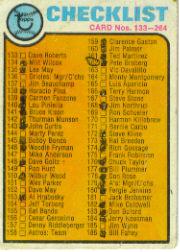 1973 Topps Baseball Cards      264     Checklist 133-264